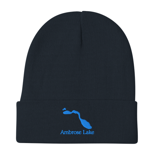 Ambrose Lake Embroidered Beanie Hat