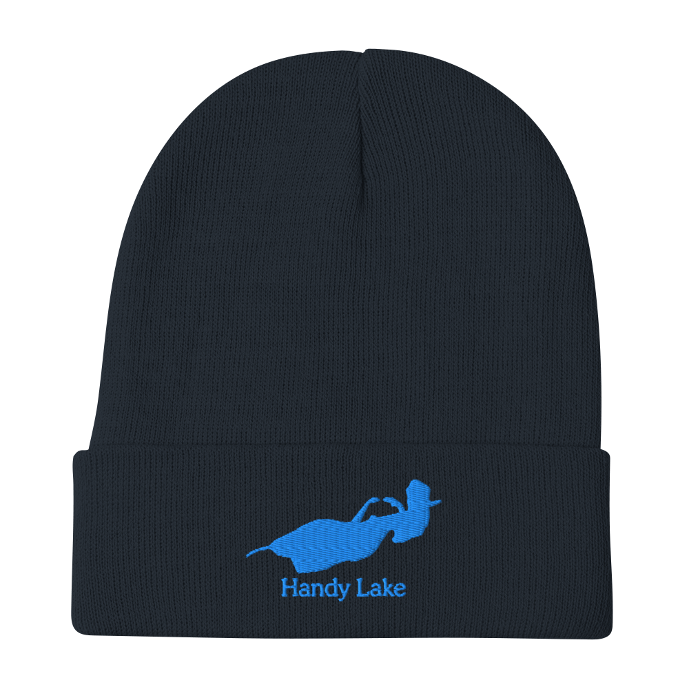 Handy Lake Embroidered Beanie Hat