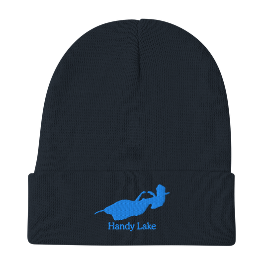 Handy Lake Embroidered Beanie Hat