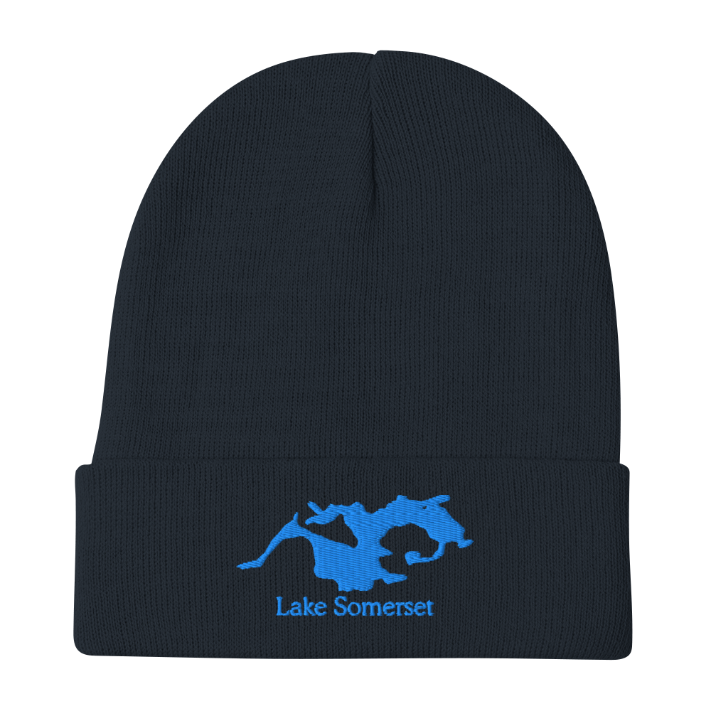 Lake Somerset Embroidered Beanie Hat