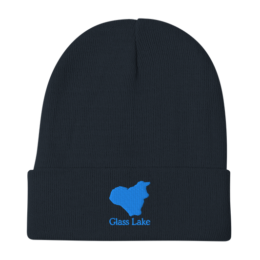 Glass Lake Embroidered Beanie Hat