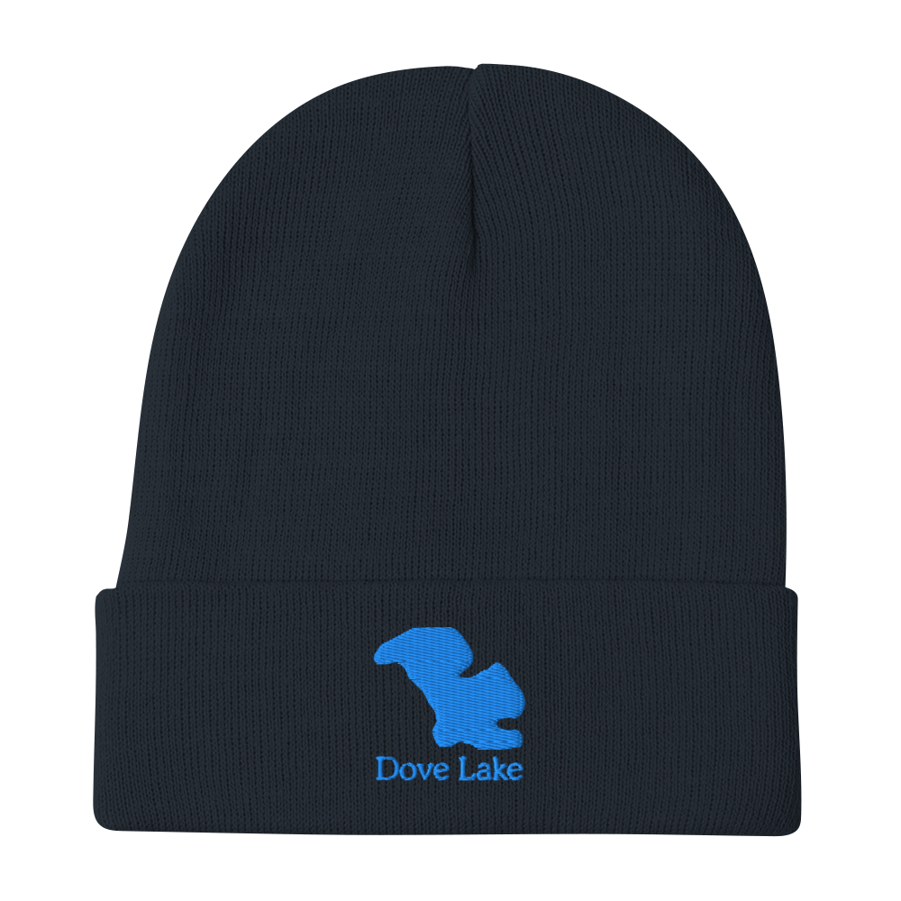 Dove Lake Embroidered Beanie Hat