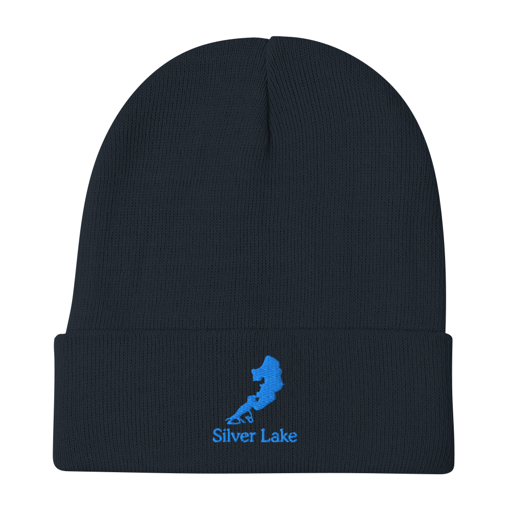Silver Lake Embroidered Beanie Hat