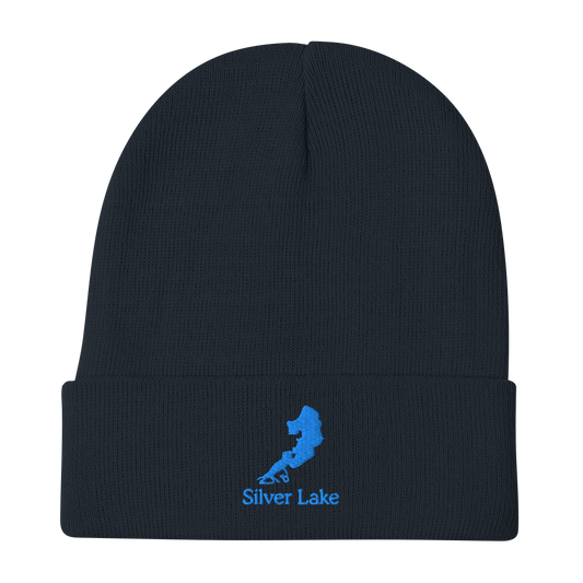 Silver Lake Embroidered Beanie Hat