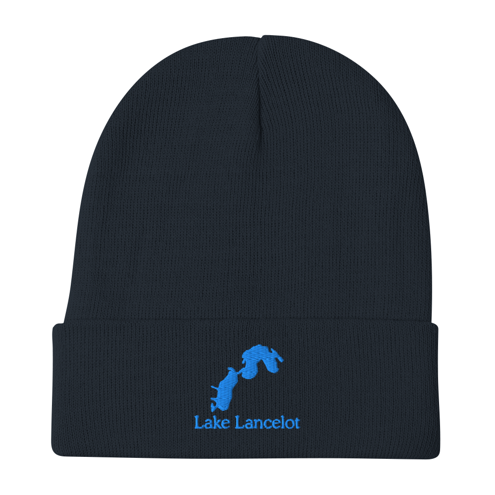 Lake Lancelot Embroidered Beanie Hat