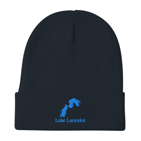 Lake Lancelot Embroidered Beanie Hat