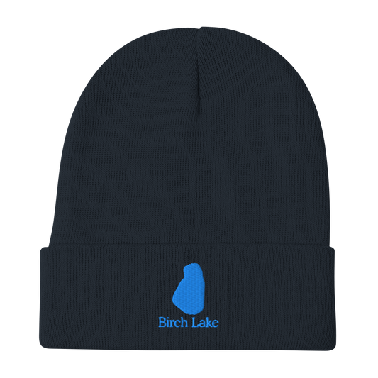 Birch Lake Embroidered Beanie Hat