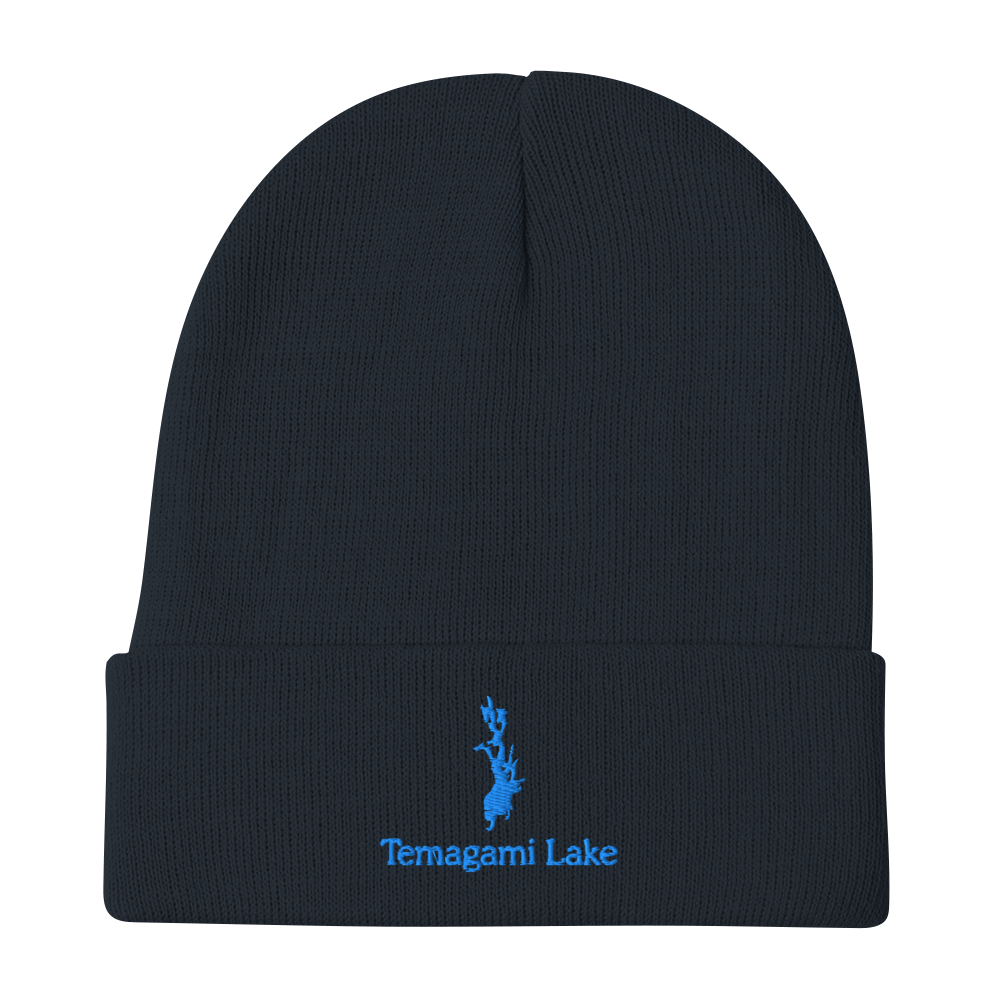 Temagami Lake Embroidered Beanie Hat