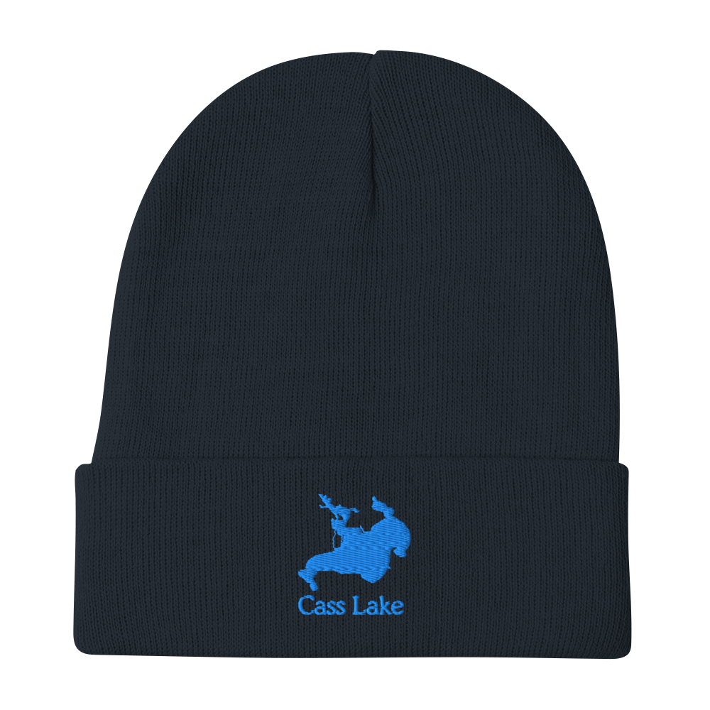 Cass Lake  Embroidered Beanie Hat