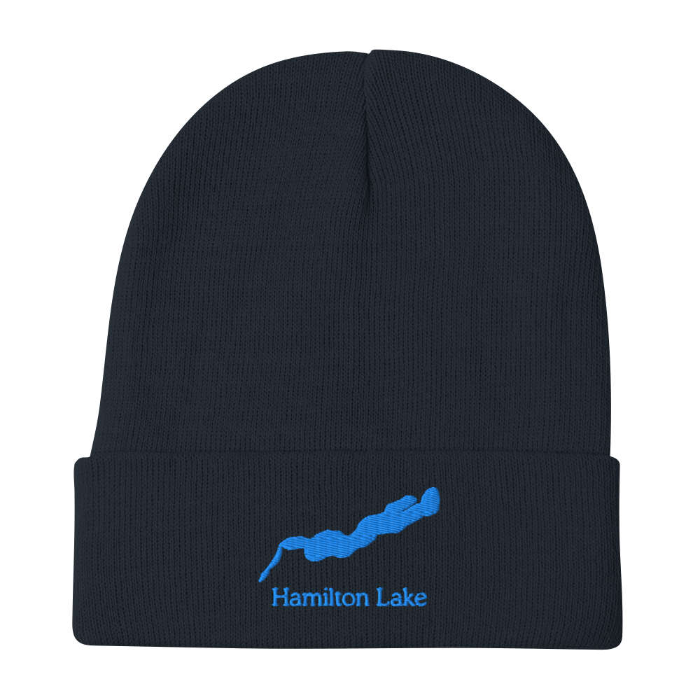 Hamilton Lake Embroidered Beanie Hat