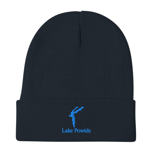 Lake Powidz Embroidered Beanie Hat