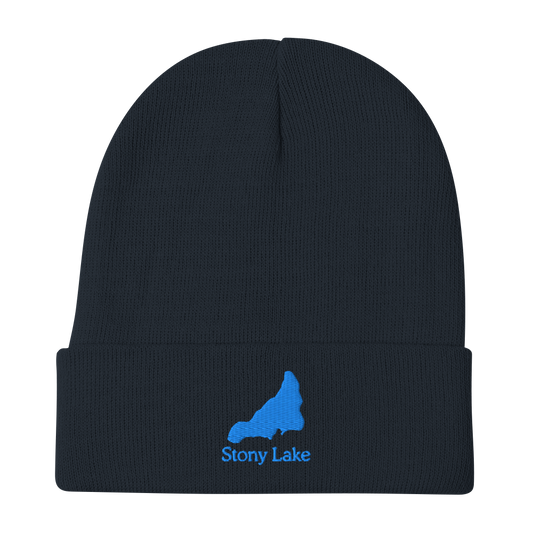 Stony Lake Embroidered Beanie Hat