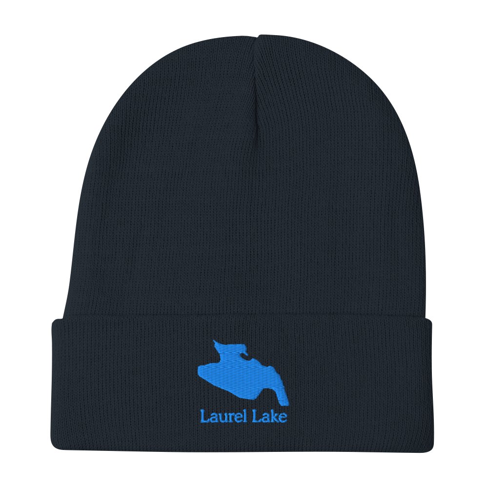 Laurel Lake Embroidered Beanie Hat