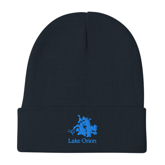 Lake Orion Embroidered Beanie Hat