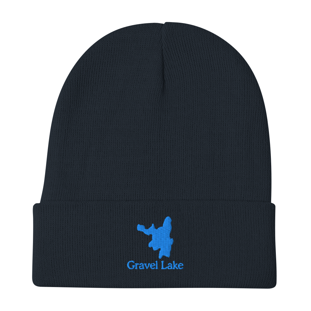 Gravel Lake Embroidered Beanie Hat