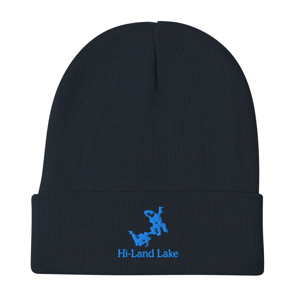 Hi-Land Lake Embroidered Beanie Hat