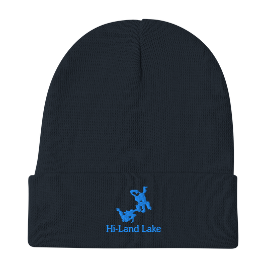 Hi-Land Lake Embroidered Beanie Hat