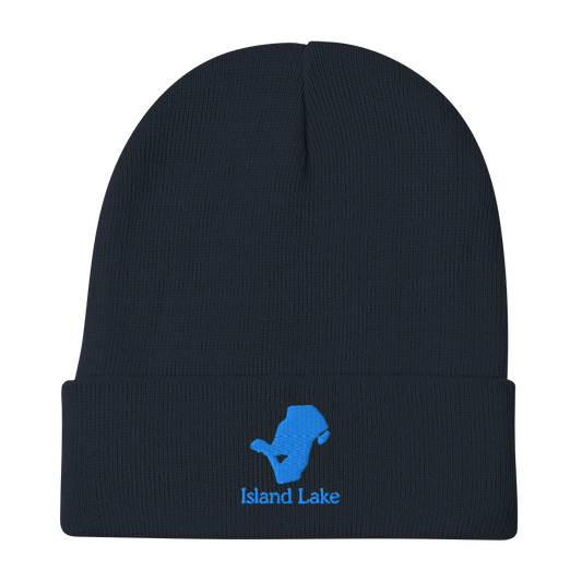 Island Lake Embroidered Beanie Hat