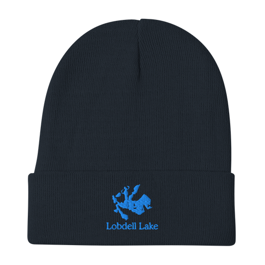 Lobdell Lake Embroidered Beanie Hat