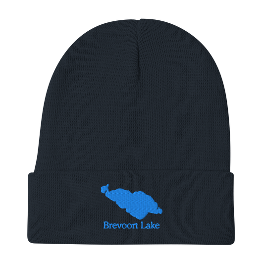 Brevoort Lake Embroidered Beanie Hat