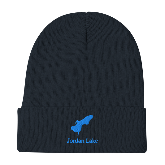 Jordan Lake Embroidered Beanie Hat