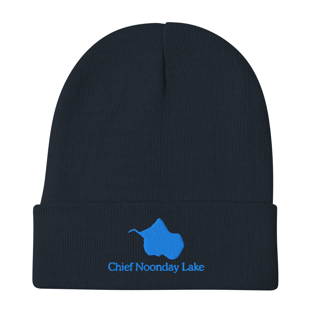 Chief Noonday Lake Embroidered Beanie Hat