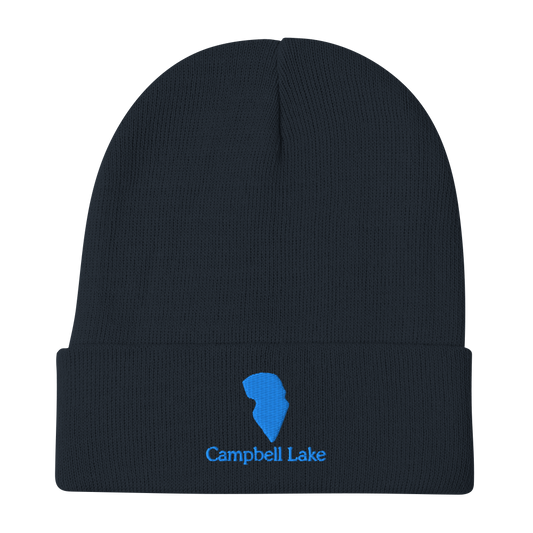 Campbell Lake Embroidered Beanie Hat