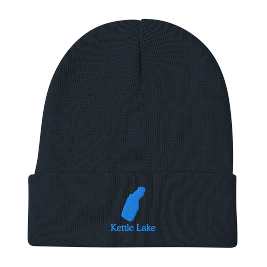 Kettle Lake Embroidered Beanie Hat