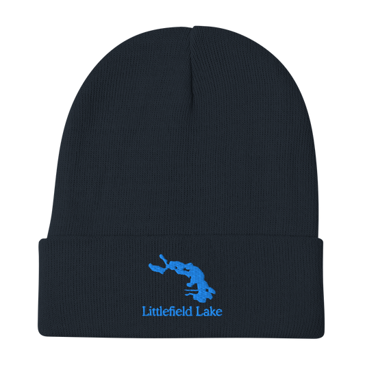 Littlefield Lake Embroidered Beanie Hat