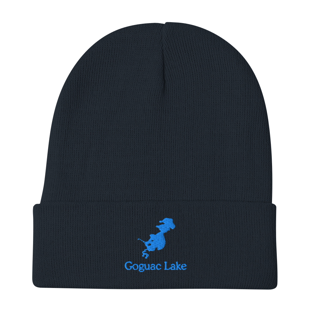 Goguac Lake Embroidered Beanie Hat