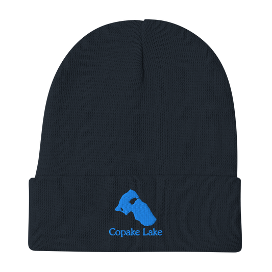 Copake Lake Embroidered Beanie Hat