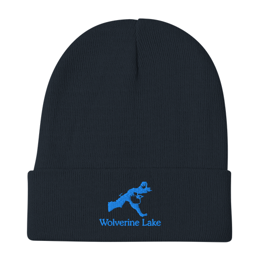 Wolverine Lake Embroidered Beanie Hat