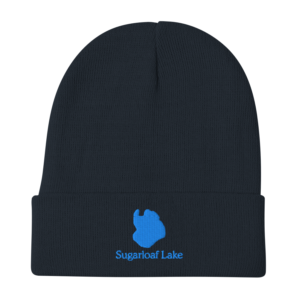 Sugarloaf Lake Embroidered Beanie Hat