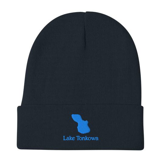 Lake Tonkowa Embroidered Beanie Hat