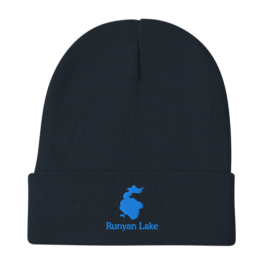 Runyan Lake Embroidered Beanie Hat