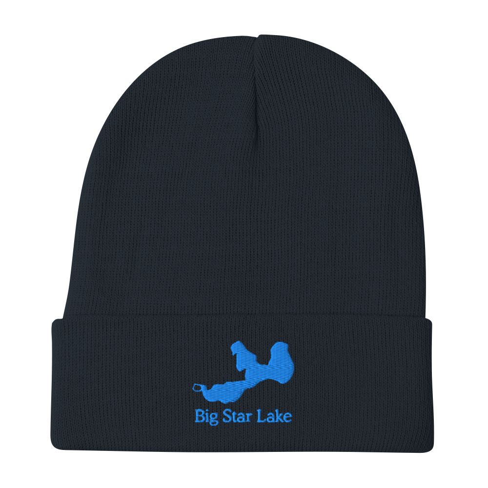 Big Star Lake Embroidered Beanie Hat