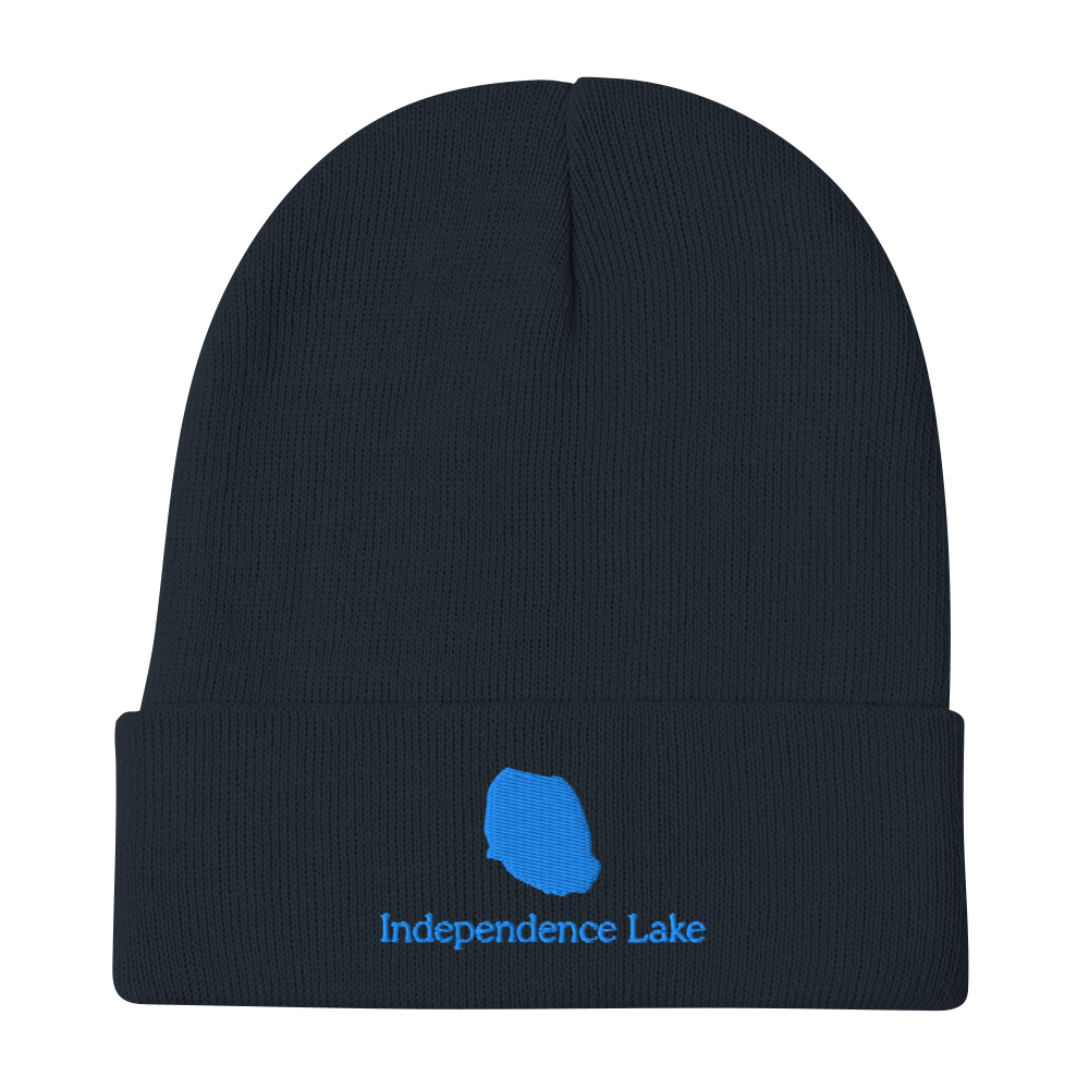 Independence Lake Embroidered Beanie Hat