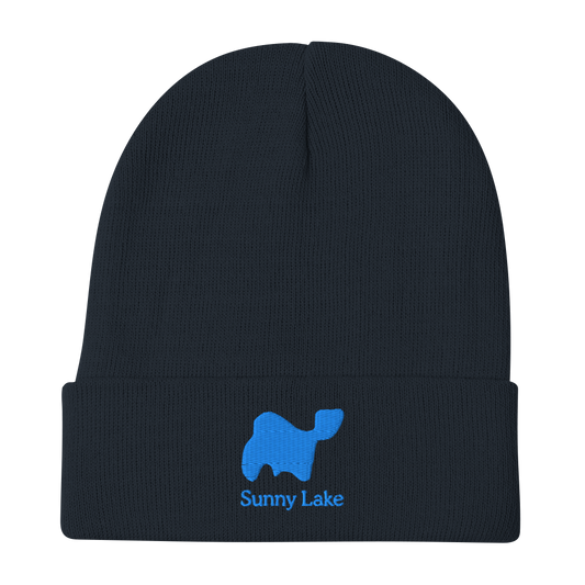 Sunny Lake Embroidered Beanie Hat