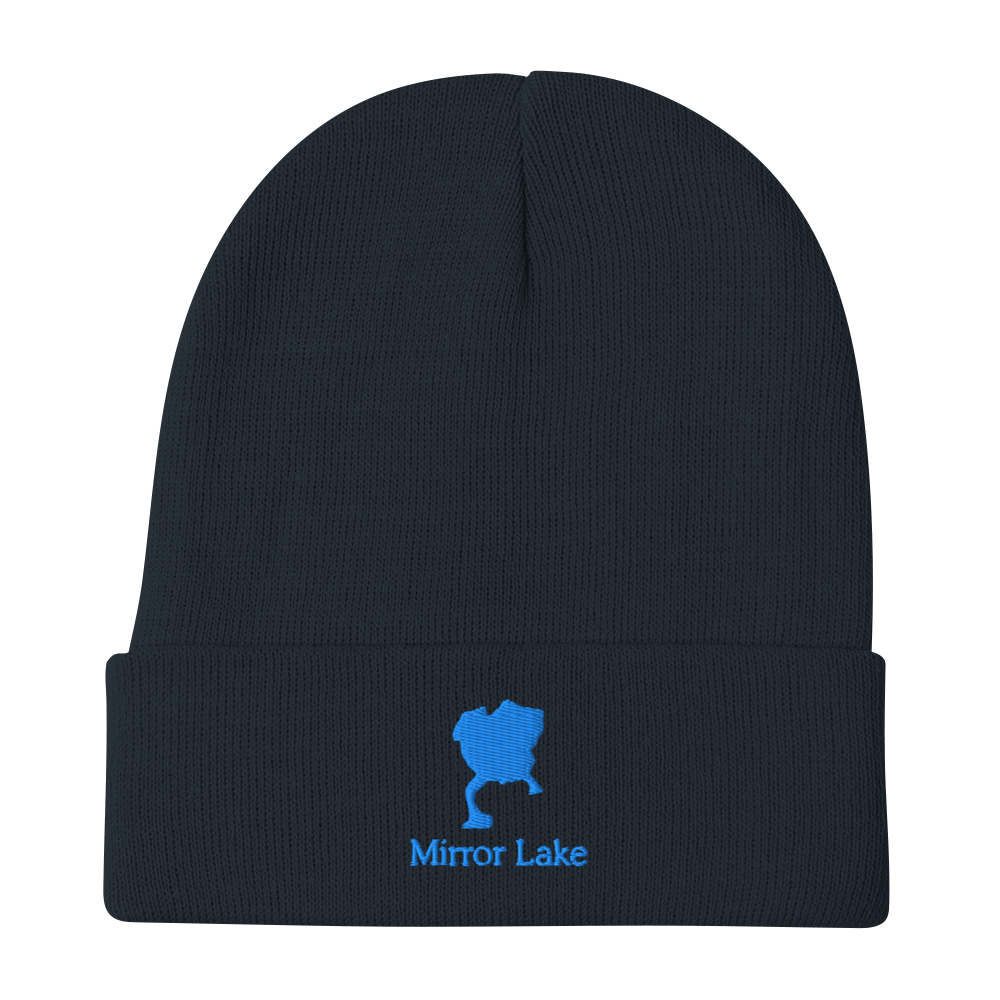 Mirror Lake Embroidered Beanie Hat
