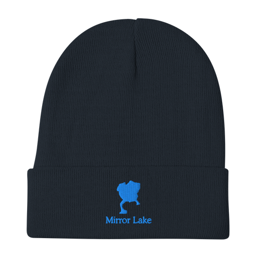 Mirror Lake Embroidered Beanie Hat