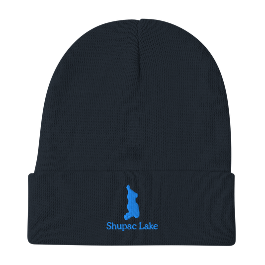 Shupac Lake Embroidered Beanie Hat