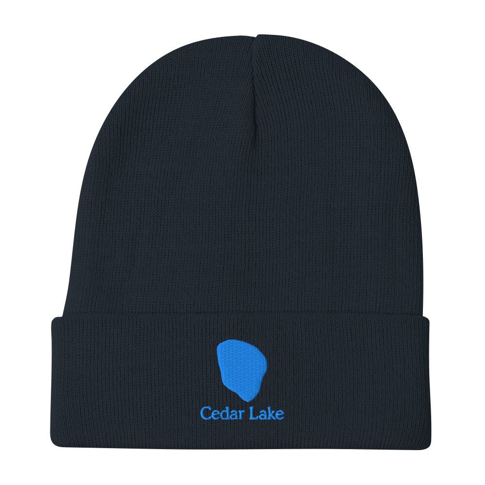 Cedar Lake Embroidered Beanie Hat