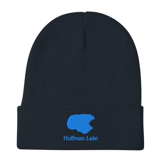 Huffman Lake Embroidered Beanie Hat