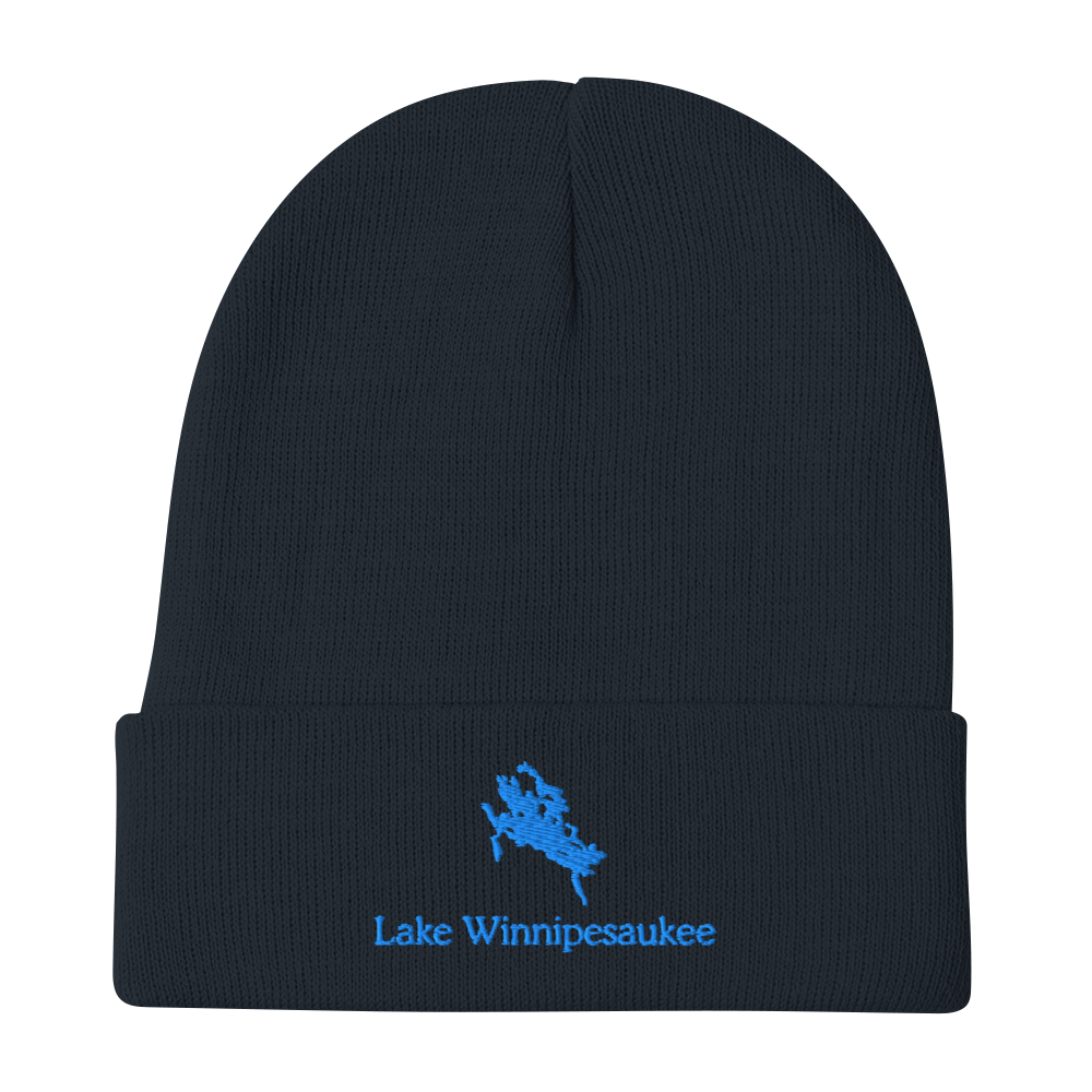Lake Winnipesaukee Embroidered Beanie Hat
