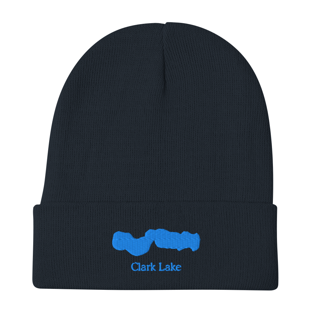 Clark Lake Embroidered Beanie Hat