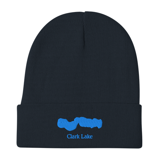 Clark Lake Embroidered Beanie Hat