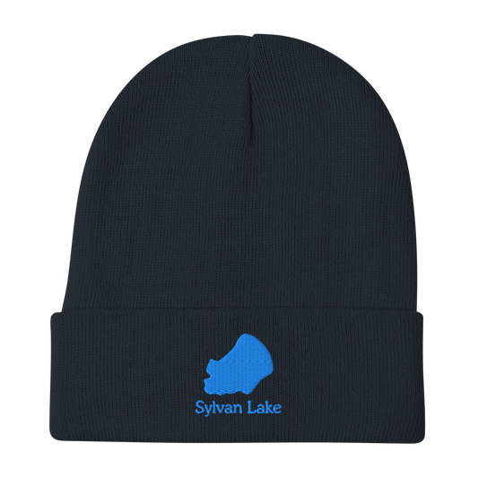 Sylvan Lake Embroidered Beanie Hat