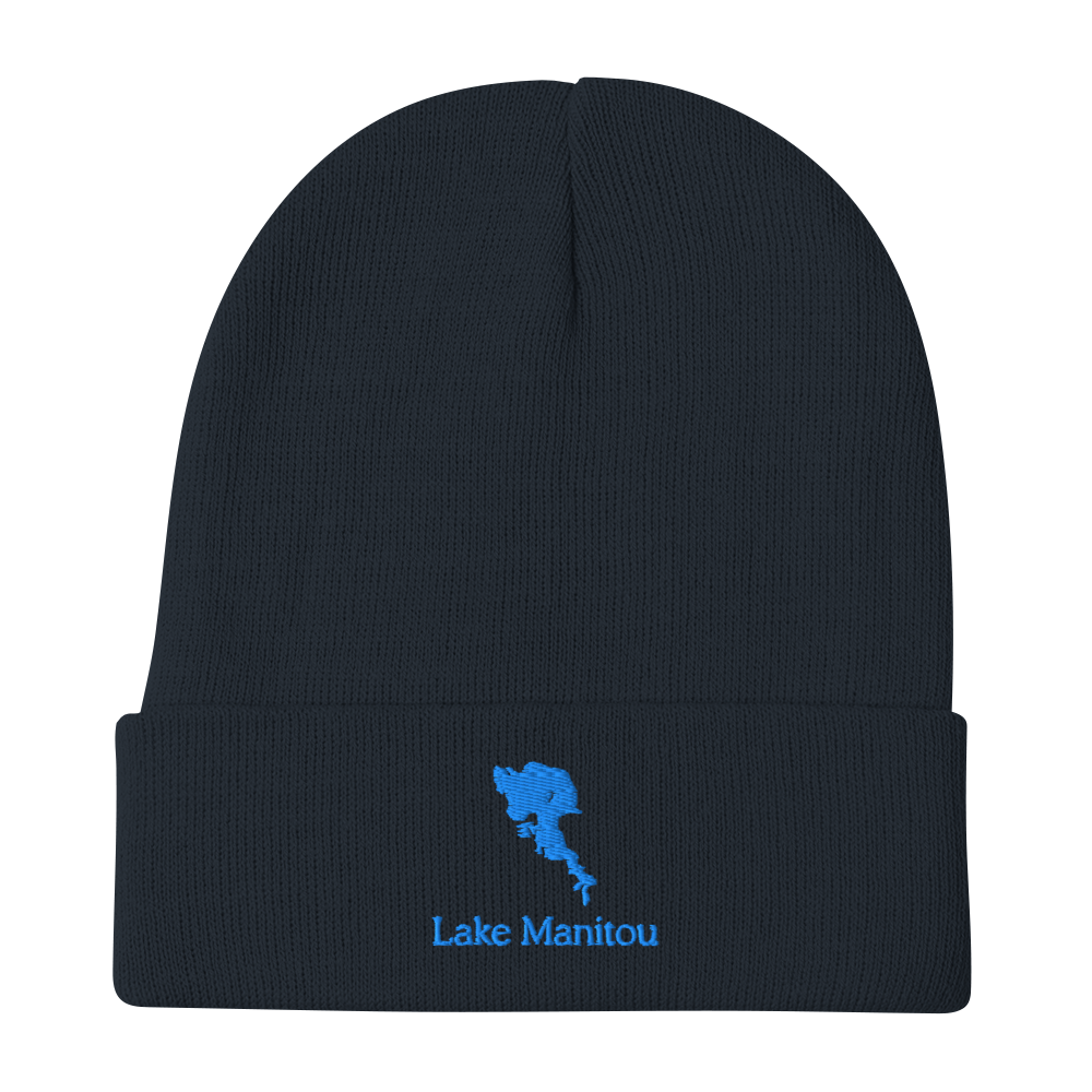 Lake Manitou Embroidered Beanie Hat