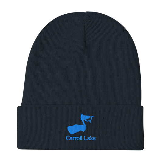 Carroll Lake Embroidered Beanie Hat