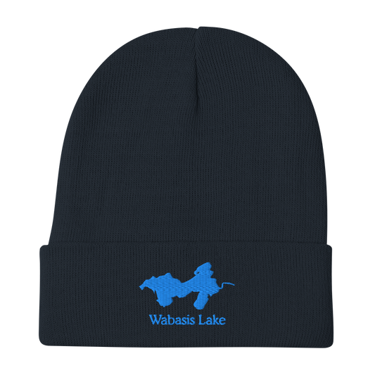 Wabasis Lake Embroidered Beanie Hat